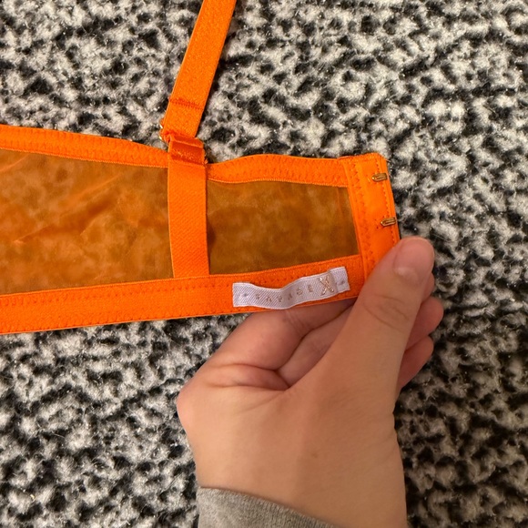 Savage X Fenty Vibrant Orange Bra - Picture 5 of 5